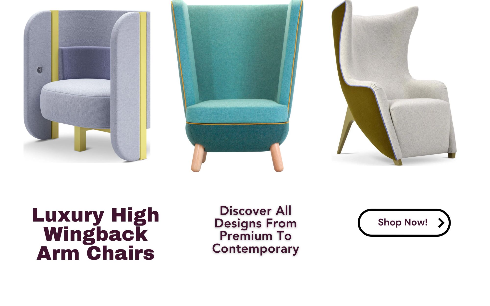 Luxury Wingback Armchair