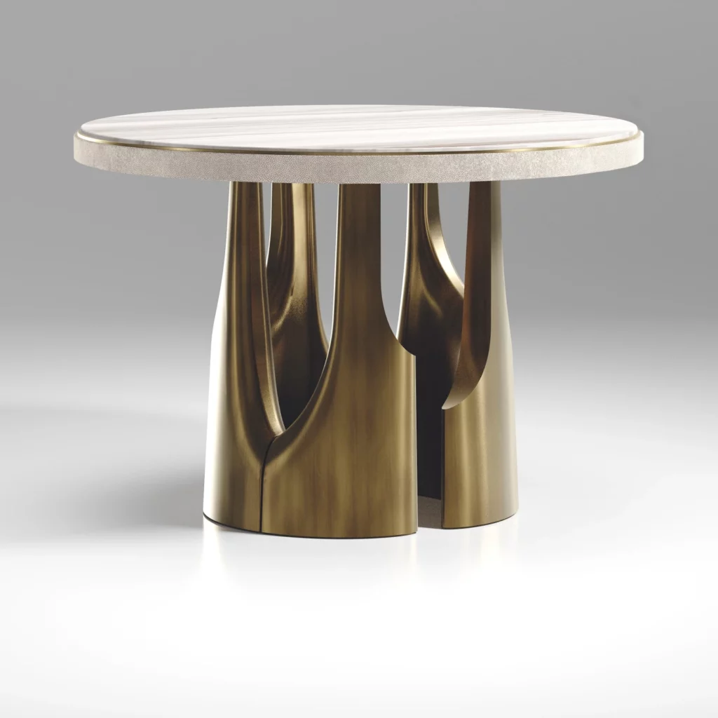 Onyx Round Breakfast Dining Table